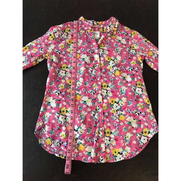 Anthropologie Holding Horses Women's Isla Floral Long Sleeve Blouse - Size 2 - Picture 7 of 11